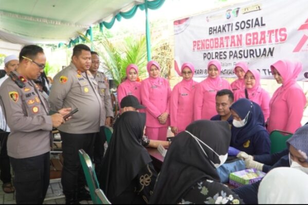 Gandeng Tokoh Lokal Ningsih Tinampi, Polres Pasuruan gelar Khitan Massal Peringati Tahun Baru Islam dan Hari Bhayangkara