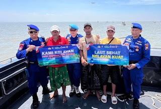 Ditpolairud Polda Jatim Kampanyekan Laut Sehat Nelayan Kuat