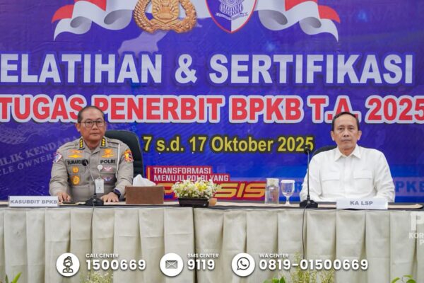 Korlantas Polri Siapkan SDM Unggul Hadapi Era BPKB Elektronik